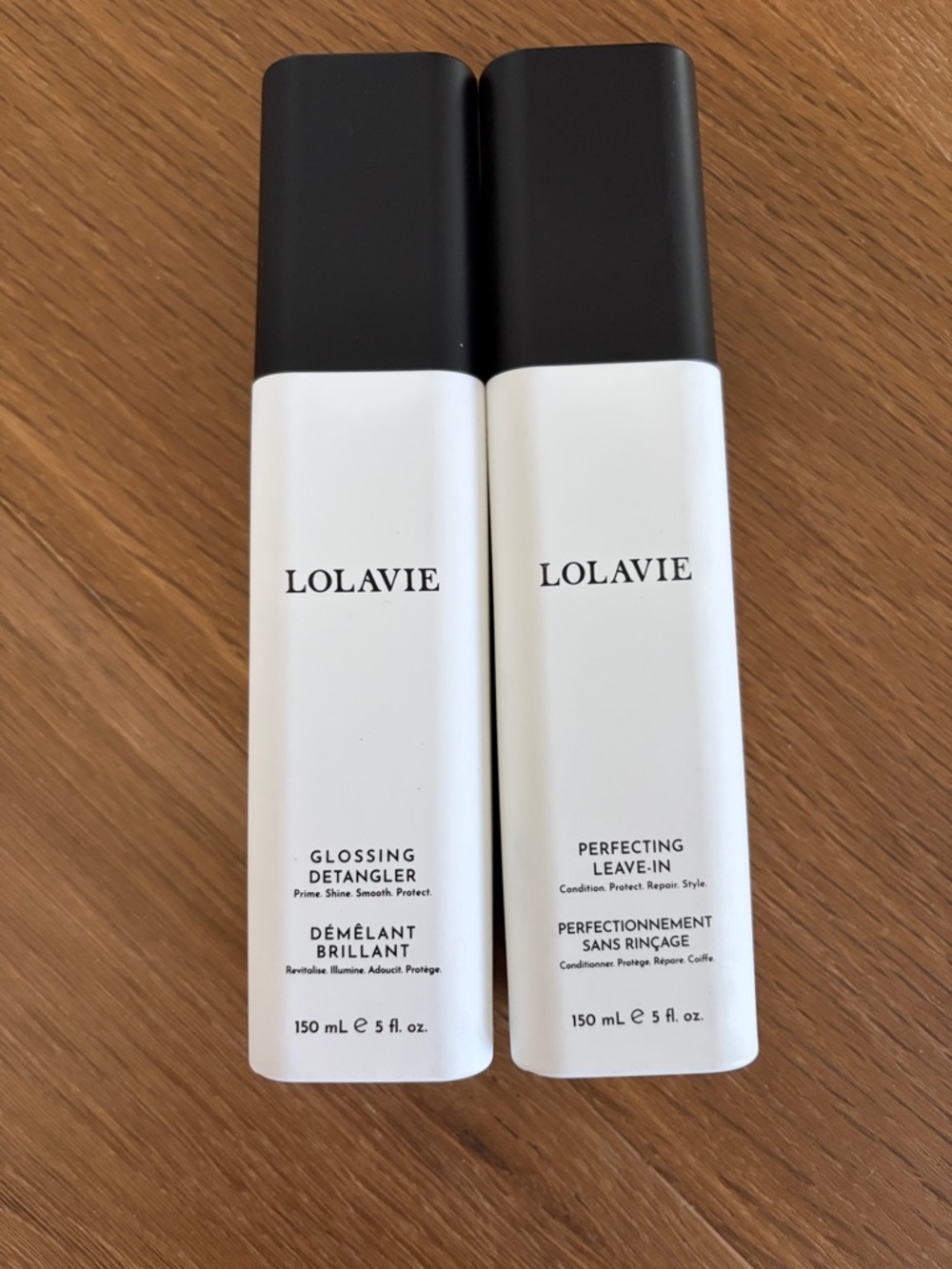 LOLAVIE Perfecting Leave-In Conditioner & Glossing Detangler Duo